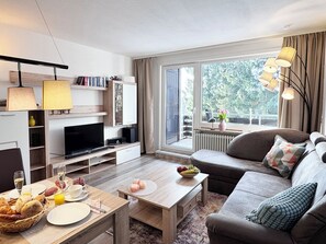 TV, books, stereo - Harz vacation for couples and small families - close to nature, cross-country trails & hiking paths (Sankt Andreasberg)