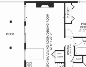 Floor plan - Cozy home in Langley over looking Baby Island + Hot Tub (Langley)