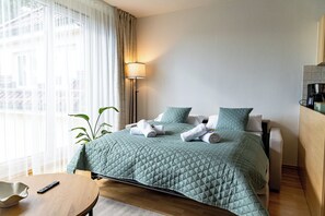 Iron/ironing board, WiFi, bed sheets - Feel-good maisonette with a view of the thermal baths (Bad Saarow)