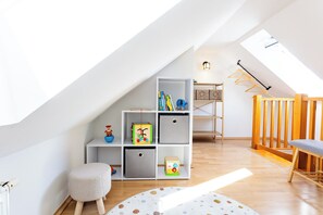Children’s area - Feel-good maisonette with a view of the thermal baths (Bad Saarow)