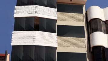 Fassade der Unterkunft