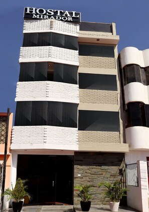 Façade de l’hébergement