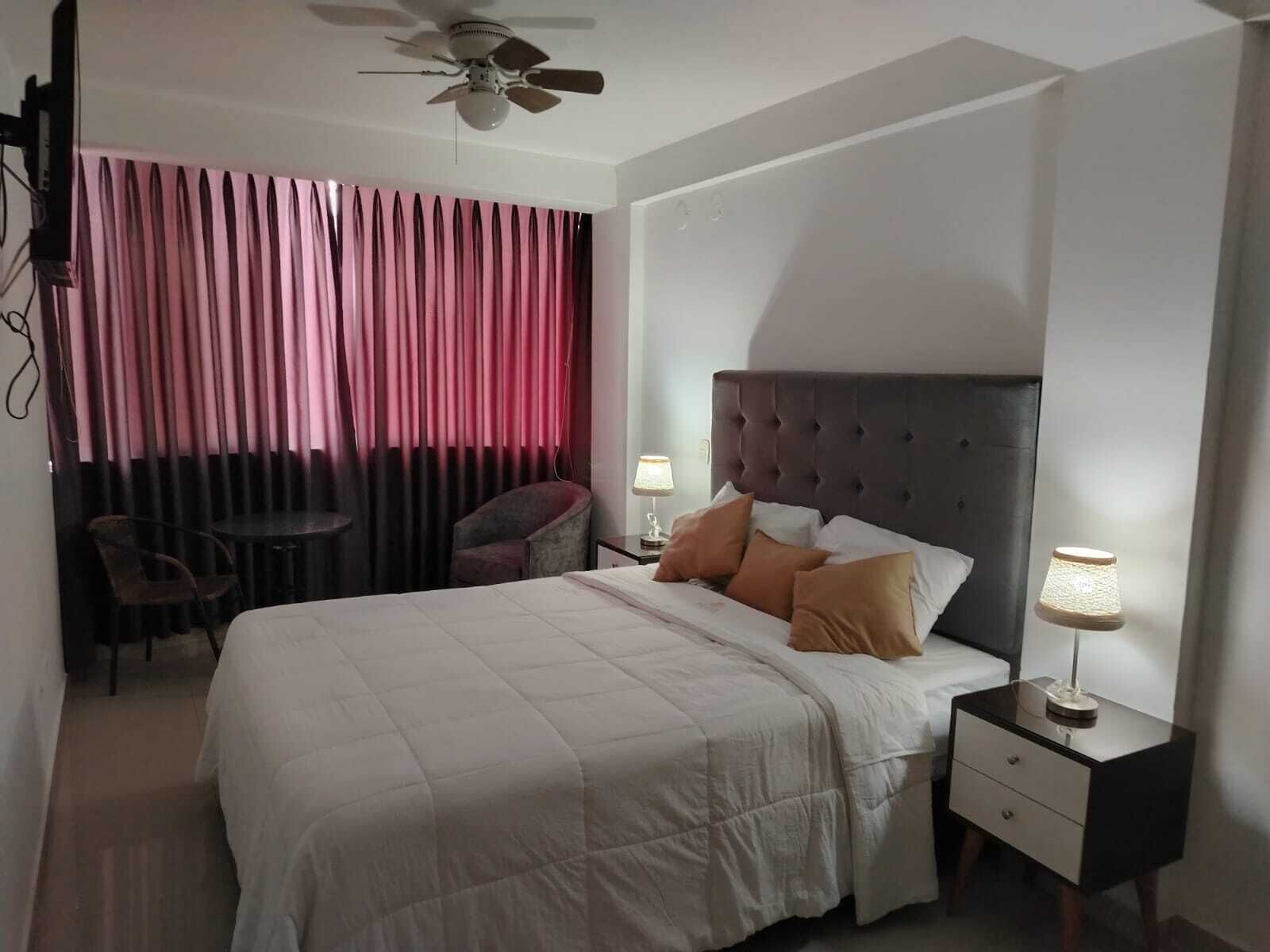 Dobbeltrom, byutsikt | Sengetøy i egyptisk bomull og sengetøy av topp kvalitet