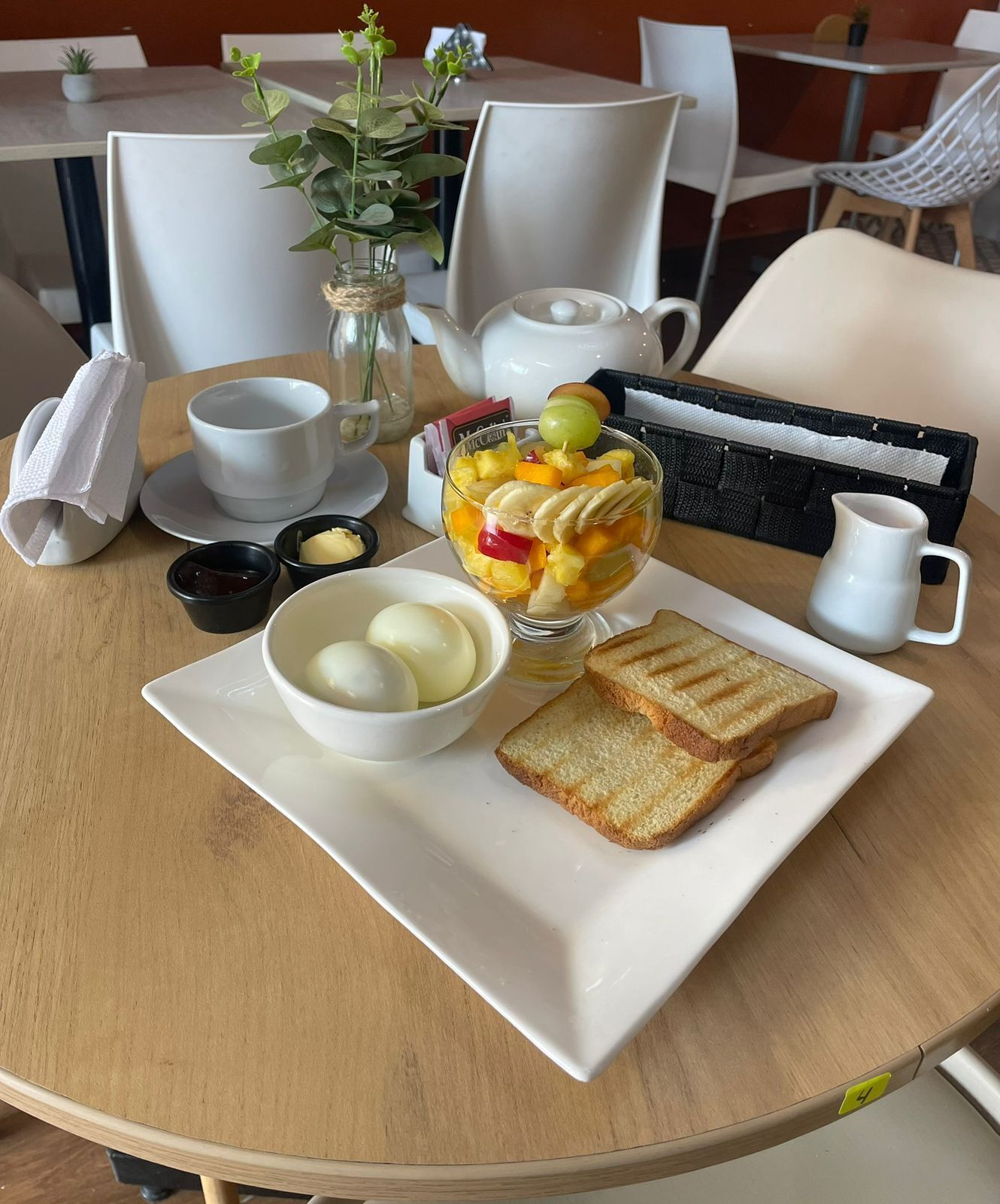 Desayuno continental incluido todos los días 