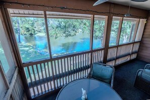 Outdoor dining - 2BR/2BA Myrtle Condo in Gated Kingston Plantation -Sleeps 6 -Pool & Balcony (Myrtle Beach)