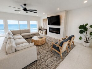 Smart TV, video games, stereo - NEW $600K+ Oceanfront Renovation | LuxPonteVedra | Sleeps 16+ (Ponte Vedra Beach)