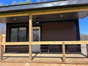 Terrace/patio - The Buckley- Unique container home, 5 minutes from downtown Athens and OU. (Athens)