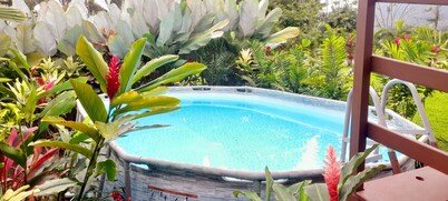 Cabin with amazing views of the Arenal Volcano