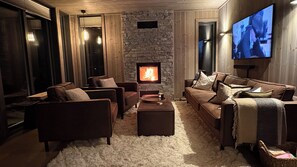 Appartement Premium, 2 chambres, non-fumeur, côté piste de ski | Coin séjour