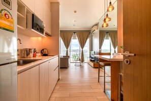 Private kitchen - Beachfront, One bedroom at veranda Residence Pattaya (Sattahip)