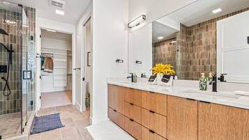 Hair dryer, towels