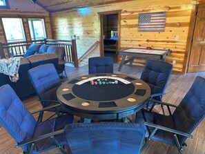 Games room - Spacious 8-bedroom Cabin in the Smokies w/ Heated Pool, Hot Tub, & Movie/Game Rm (Sevierville)