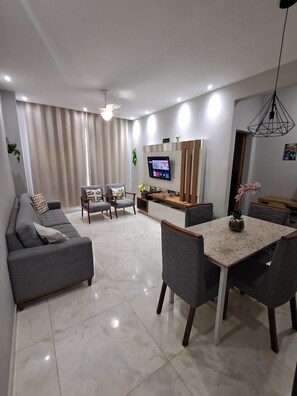 Living area - Apartment on Copacabana Beach (Rio de Janeiro)