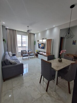Living area - Apartment on Copacabana Beach (Rio de Janeiro)