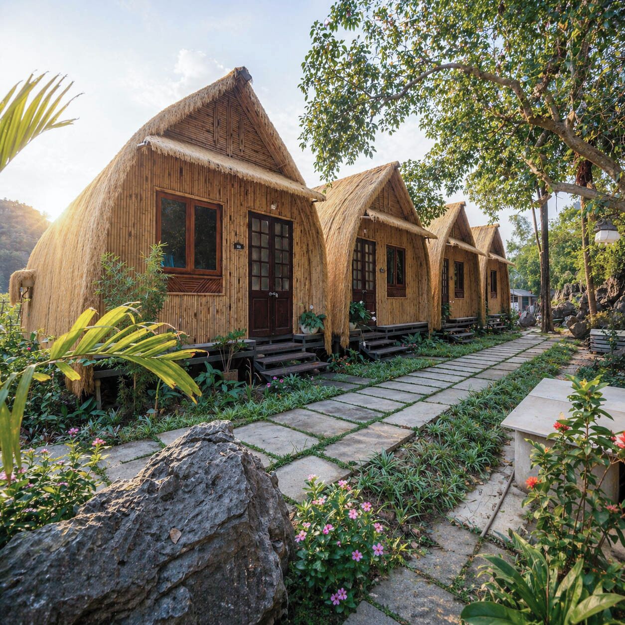 Family Bungalow, Balcony, Mountain View | Desk, blackout drapes, free WiFi, wheelchair access