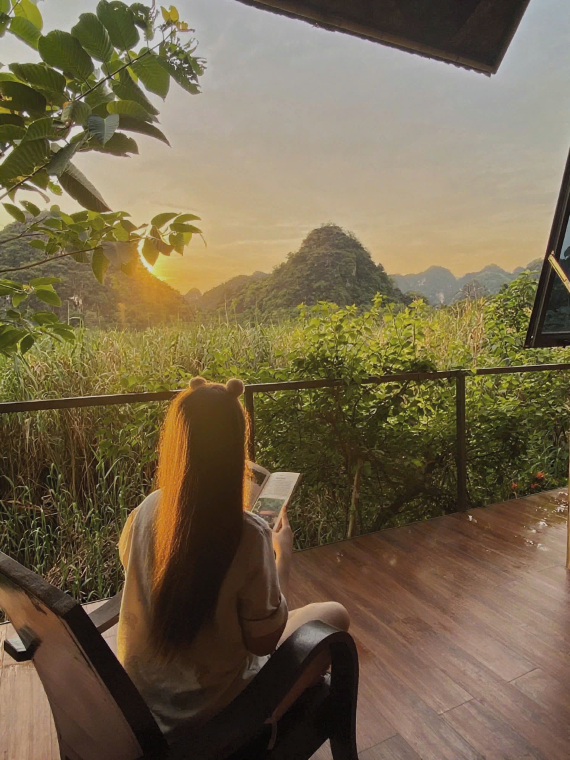 บังกะโลสำหรับครอบครัว, ระเบียง, วิวภูเขา | บริเวณที่พัก