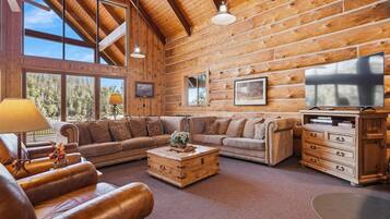 Télévision, cheminée