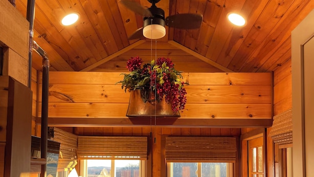 Unclassified image, 1 of 31, button - Tiny Cabin in NC with Big Views of the Blue Ridge Mountains from every window (Sparta)