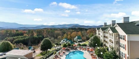 Indoor pool, outdoor pool