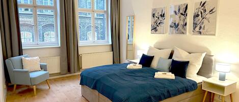 2 soveværelser, internetforbindelse