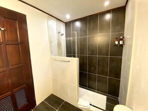 Shower, towels, soap, toilet paper - With preferential price for monkey tours (Quepos)