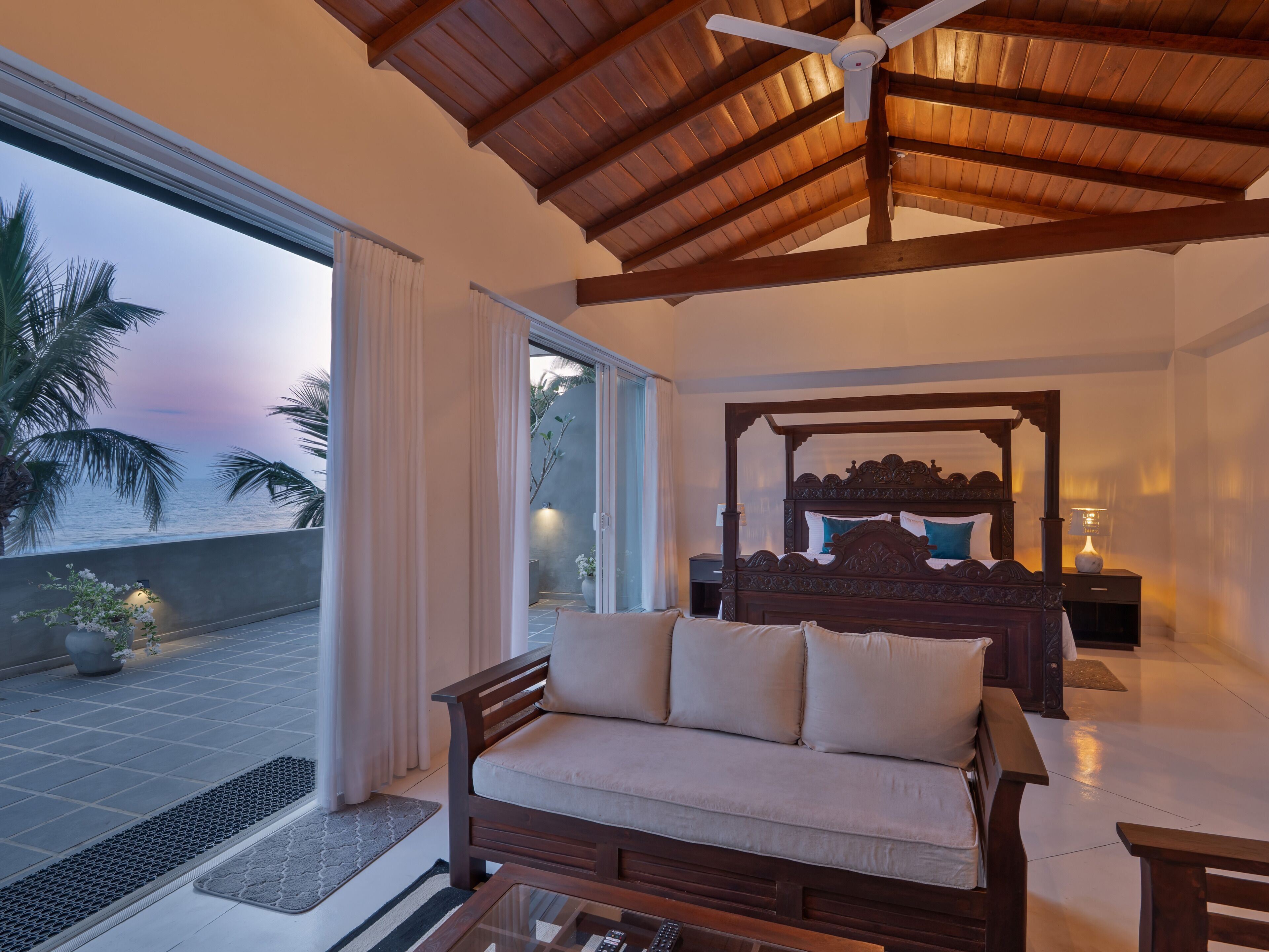 Phòng Suite Cao cấp, quang cảnh bãi biển | Phòng cách âm 