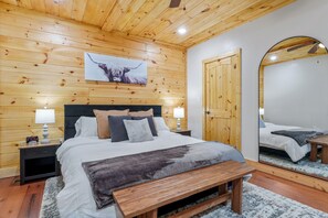 4 sovrum, värdeförvaringsskåp på rummet och strykjärn/strykbräda