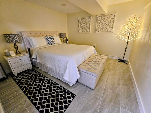 Stylish 1-bedroom, 1-bathroom, perfect for up to 4 guests,Fully equipped kitchen