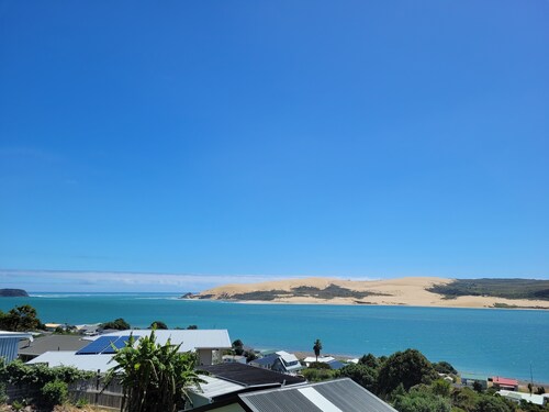 Studio with Hokianga Harbour & Sand Dunes view