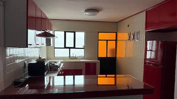 Mikrowelle, Ofen, Geschirrspüler, Wasserkocher mit Kaffee-/Teezubehör