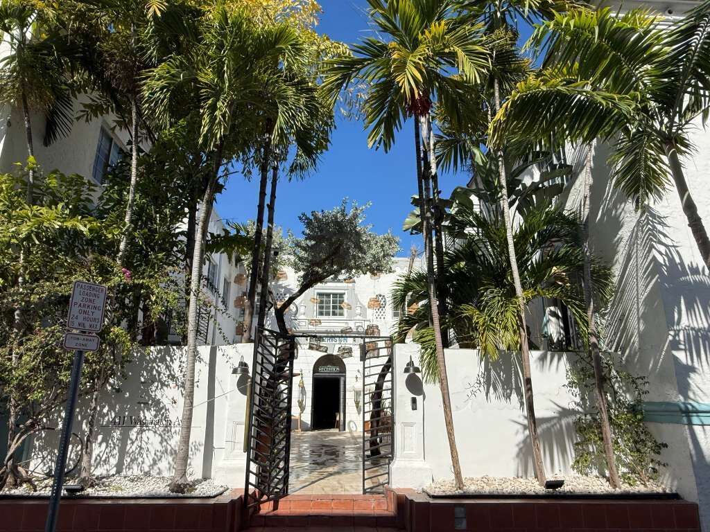 Fassade der Unterkunft