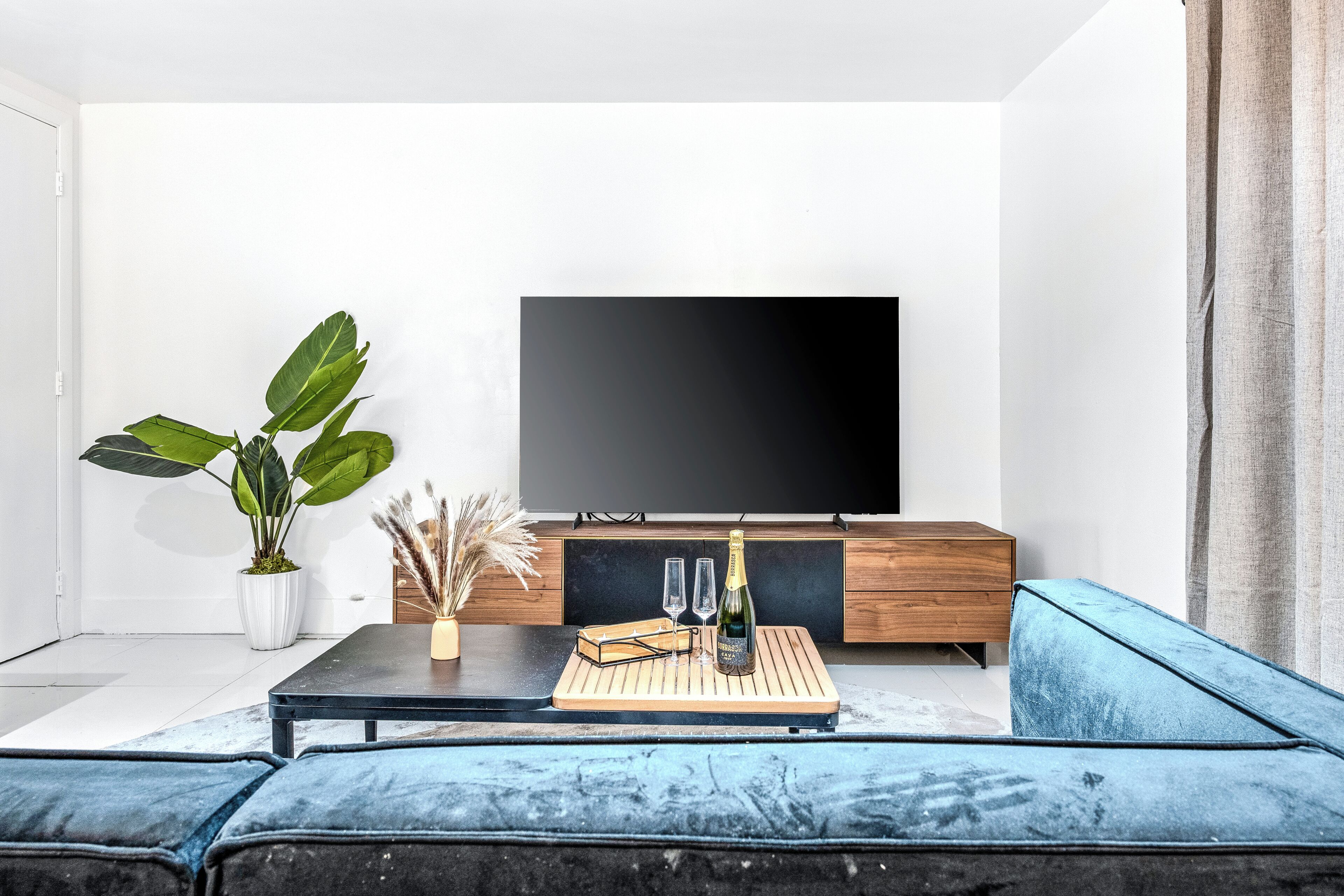 Luxury-Suite, Stadtblick | Wohnbereich