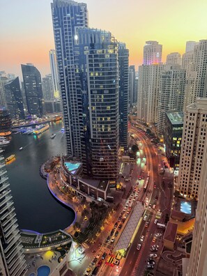 Luxury Apartment, Balcony, Marina View | Aerial view - WaHa WoW (Dubai)