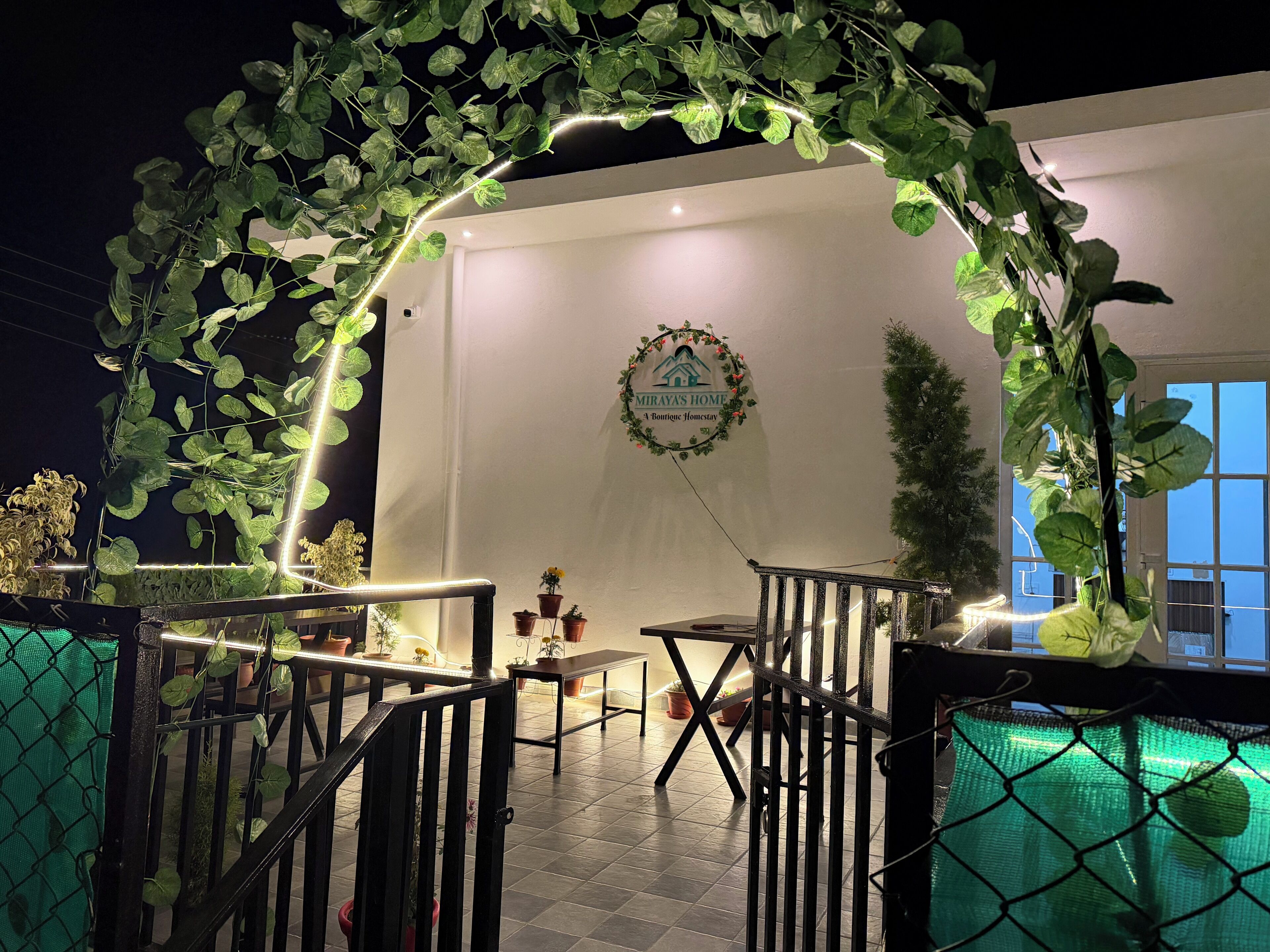 Enceinte de l’hébergement