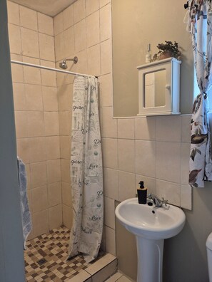 Shower, hair dryer, towels, toilet paper - Delightful 1-bedroom apartment in the heart of Pinetown (Pinetown)