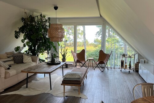 Modern apartment by the sea - Mossbystrand