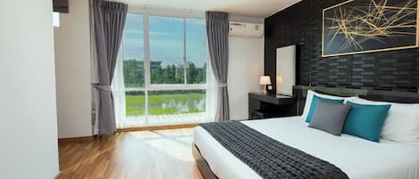 Comfort-Apartment, Balkon, Gartenblick | Ausblick vom Zimmer