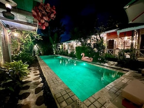 Outdoor pool - Wooden Cabin in Jimbaran (Jimbaran)