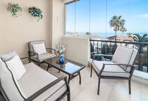 TV, offices - Sea View Apartment with Pool by Costarentals- Ref 219 (Las Lagunas de Mijas)