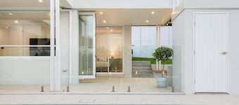 Villa Bianco | Luxe Coastal Sanctuary with Pool, Fire Pit & Games Room