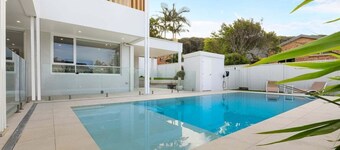 Villa Bianco | Luxe Coastal Sanctuary with Pool, Fire Pit & Games Room