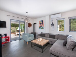 Living area - Villa vacanze "Agave Creta" con piscina privata by Interhome (Almyrida)