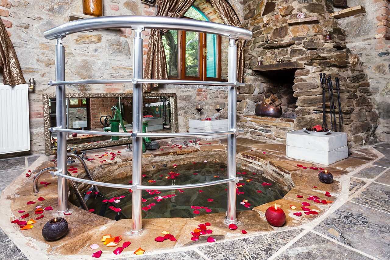 Chambre Double Deluxe, patio, vue jardin | Coffres-forts dans les chambres, décoration personnalisée