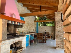 Outdoor dining - Art House Rovinj-Holiday by Interhome (Rovinj)
