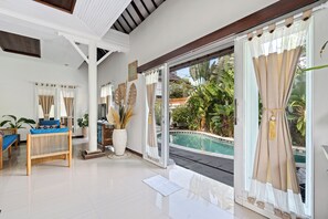 Villa, 3 Bedrooms, Patio, Pool View | View from room - Canggu Wave Villa (Canggu)