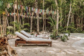 Shared Dormitory, 1 Bedroom, Garden View | Property grounds - Room-casa Arkaana Jungle Ecocasita Share (Tulum)