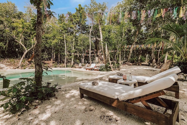 Shared Dormitory, 1 Bedroom, Garden View | Pool