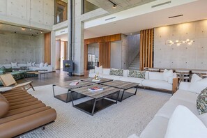 TV, fireplace - Villa nadia with private pool - My Rental Homes (Marrakesh)