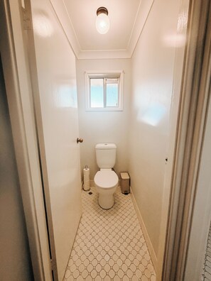 Towels, soap, toilet paper