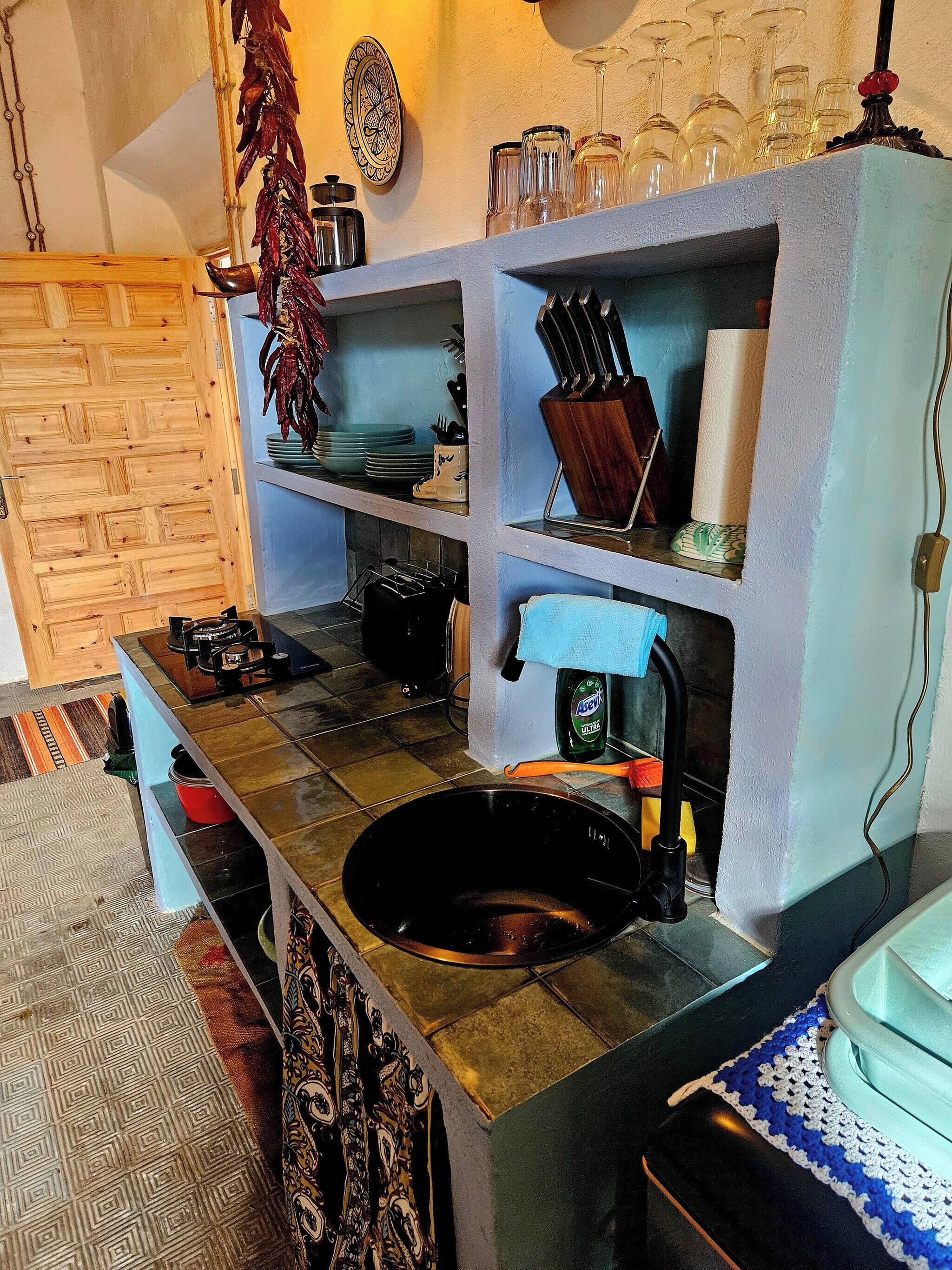 Maison, 1 chambre, fumeurs, patio | Cuisine privée